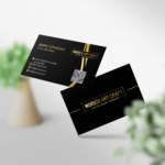 Siyah Gold Kartvizit Baskı Y998