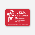 Eczane Magnet Bastırma 1000 Adet (Md:026)