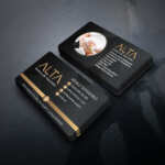 Kuaför Güzellik Salonu Kartvizit Baskı (Md: F2262)