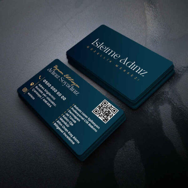 Kuaför Güzellik Salonu Kartvizit Baskı (Md: F2263)