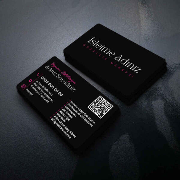 Kuaför Güzellik Salonu Kartvizit Baskı (Md: F2261)