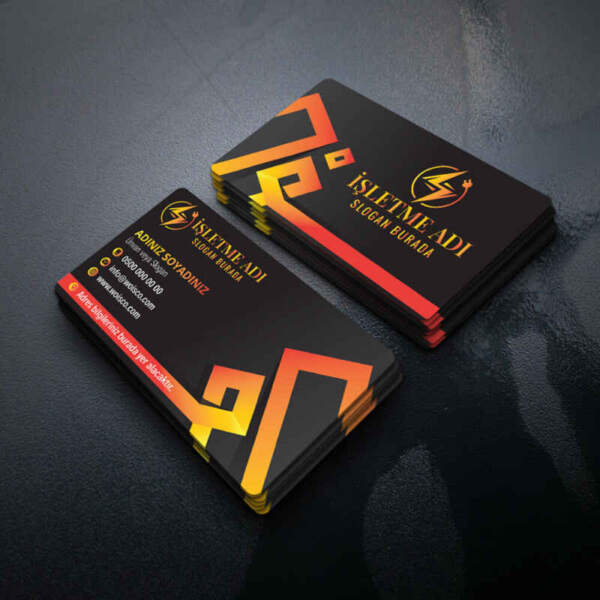 Elektrikçi Kartvizit Baskı 1000 Adet (Md: E8650) Bastırma