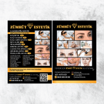 Güzellik - Estetik - Kuaför Broşür - El İlanı Baskı (Md: TB033)