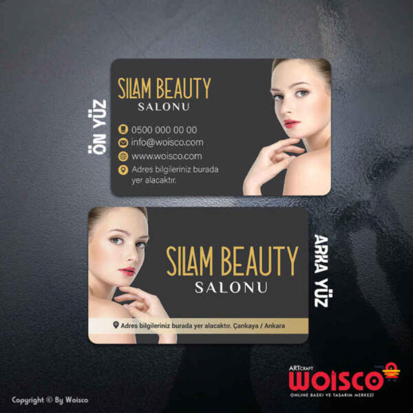 Kuaför Güzellik Salonu Kartvizit Baskı (Md: Y2267)