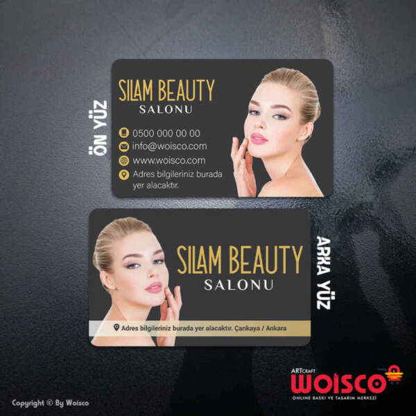 Kuaför Güzellik Salonu Kartvizit Baskı (Md: Y2266)