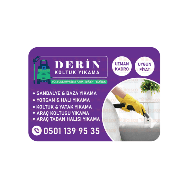 Koltuk - Halı Yıkama Magnet Bastırma 1000 Adet (Md:057)