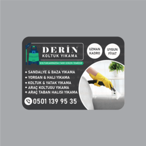 Koltuk - Halı Yıkama Magnet Bastırma 1000 Adet (Md:058)