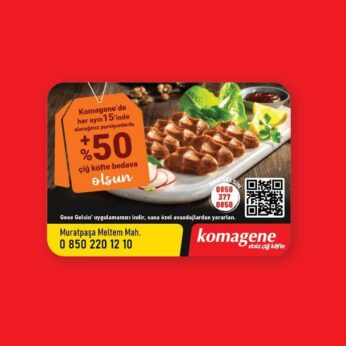 Komagene Çiğ Köfte Magnet Bastırma 1000 Adet (Md:064)