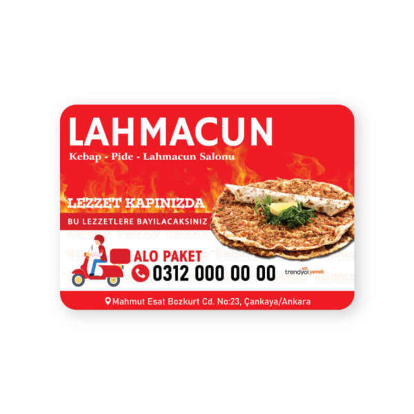 Lahmacun - Pideci Magnet Bastırma 1000 Adet(Md:069)