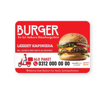 Burger Magnet Bastırma 1000 Adet(Md:072)
