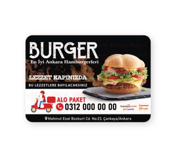 Hamburger Magnet Bastırma 1000 Adet(Md:074)