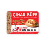 Büfeci - Dönerci Magnet Bastırma 1000 Adet(Md:040)