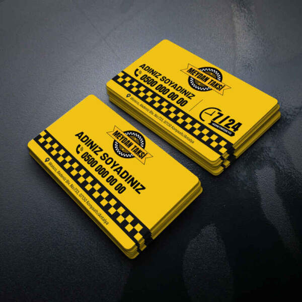 Taksici Kartvizit 1000 Adet Baskı (Md:T0190)