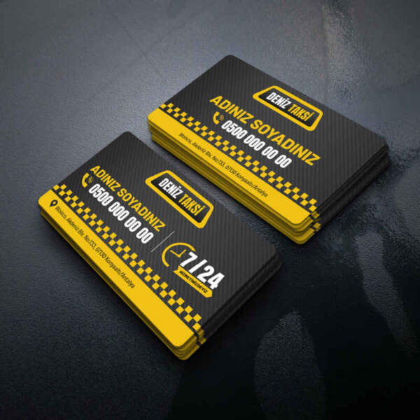 Taksici Kartvizit 1000 Adet Baskı (Md:T0191)