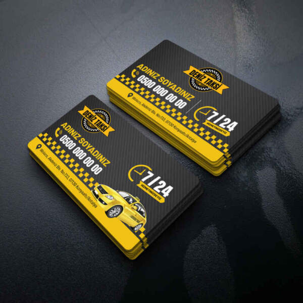 Taksici Kartvizit 1000 Adet Baskı (Md:T0194)