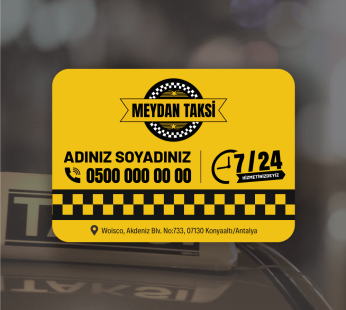 Taksici Magnet Bastırma (TK:0549)