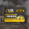 Taksici Magnet Bastırma (TK:1563) 1000 Adet Taksi magnet bastırma