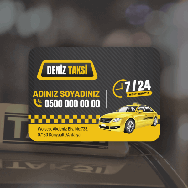 Taksici Magnet Bastırma (TK:1564) 1000 Adet Taksi magnet bastırma