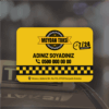 Taksici Magnet Bastırma (TK:1565) 1000 Adet Taksi magnet bastırma