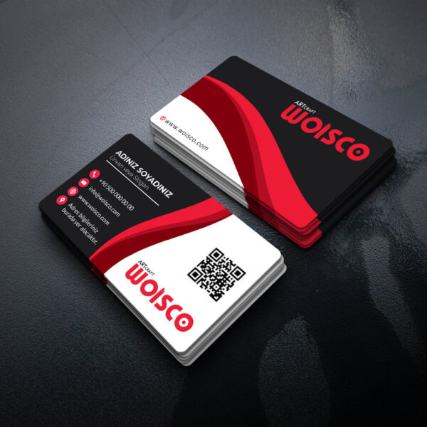 Kartvizit Tek veya Çift Yönlü Baskı (Model Y1618)