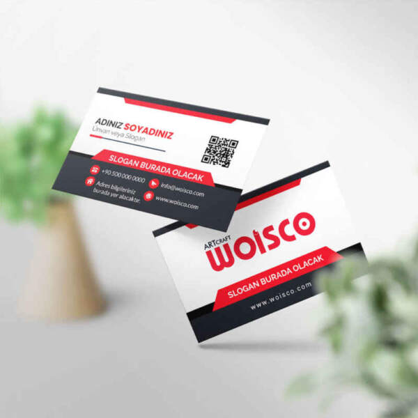 Kartvizit Tek veya Çift Yönlü Baskı (Model Y1620)