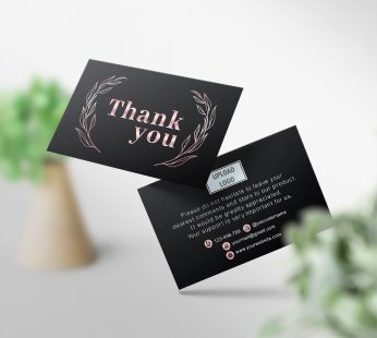 Thank You Card – 2 Sided – 1000 Pcs (Md: TK095)