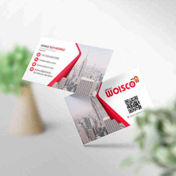 Kartvizit Tek veya Çift Yönlü Baskı (Model Y1629)
