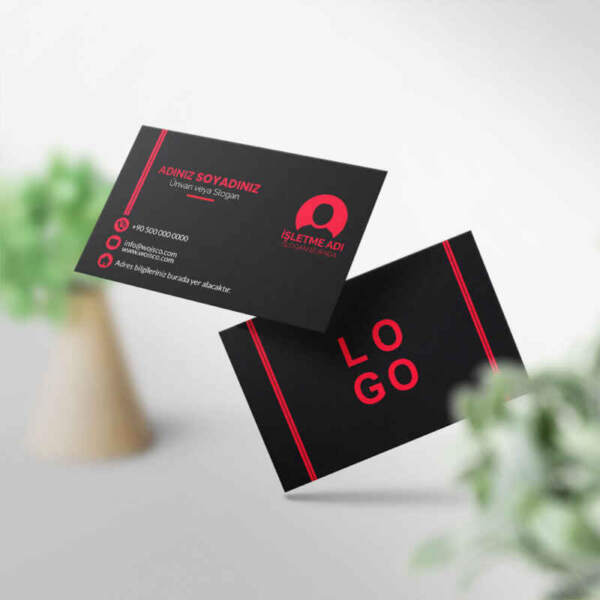 Kartvizit Tek veya Çift Yönlü Baskı (Model Y1635)