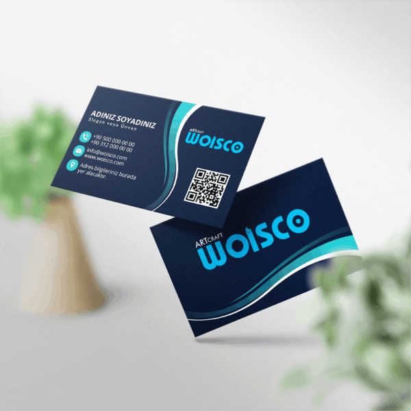 Kartvizit Tek veya Çift Yönlü Baskı (Model Y1614)