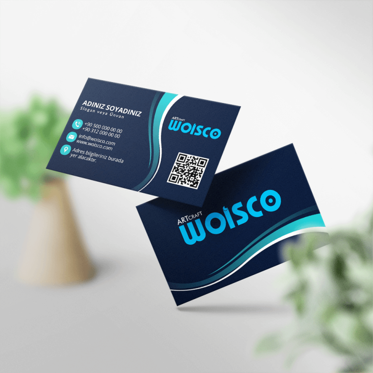 Kartvizit Tek veya Çift Yönlü Baskı (Model Y1614)