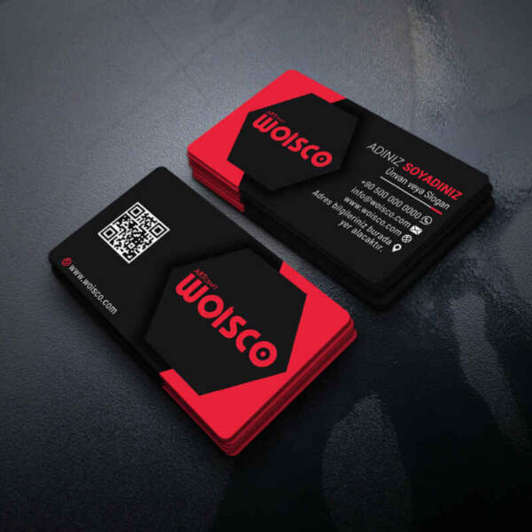 Kartvizit Tek ve Çift Yönlü Baskı 1000 Adet (Model Y1643)