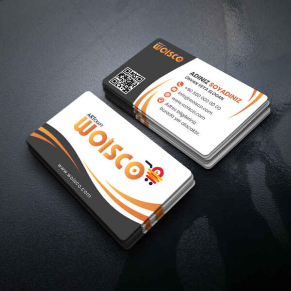 Kartvizit Tek ve Çift Yönlü Baskı 1000 Adet (Model Y1647)