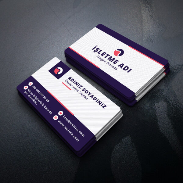 Kartvizit Tek ve Çift Yönlü Baskı 1000 Adet (Model Y1656)