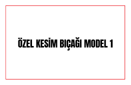 Özel Kesim Bıçağı Model 1