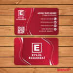 Eczane Kartvizit 1000 Adet Baskı (Model E242)