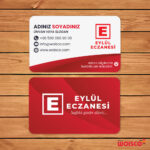 Eczane Kartvizit 1000 Adet Baskı (Model E249)