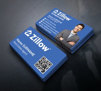 Zillow Business Cards Printing 1000 Pcs (BC177)