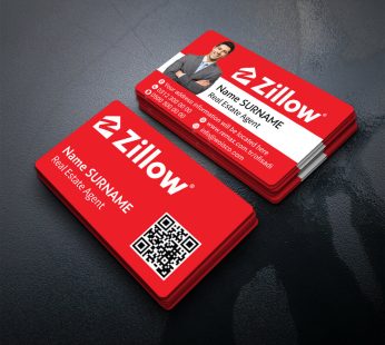 Zillow Business Cards Printing 1000 Pcs (BC178)
