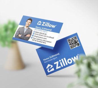 Zillow Business Cards Printing 1000 Pcs (BC182)