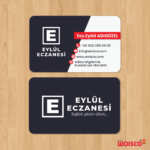 Eczane Kartvizit 1000 Adet Baskı (Model E258)