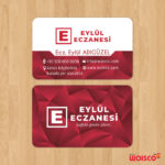 Eczane Kartvizit 1000 Adet Baskı (Model E263)