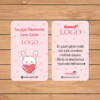 Pembe Teşekkür Kartı Baskı (Md: KJ0949)