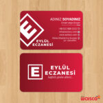 Eczane Kartvizit 1000 Adet Baskı (Model E236)