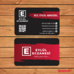 Eczane Kartvizit 1000 Adet Baskı (Model E237)