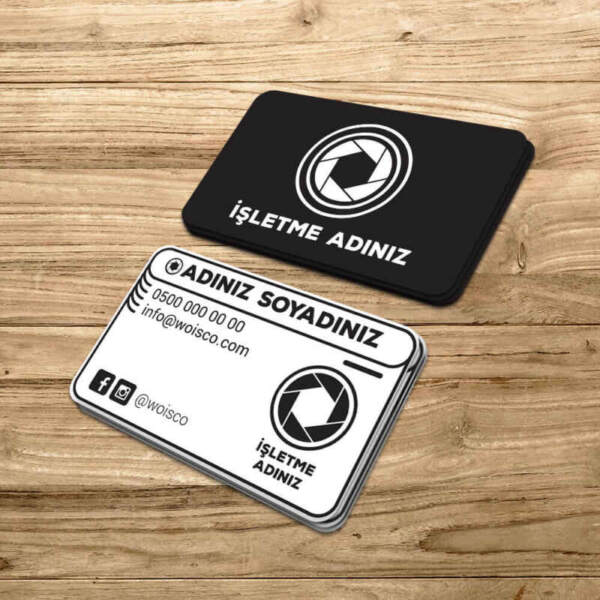 Fotografçı Kartvizit Baskı (Md:PH014) 1000 Adet Kartvizit Bastırma