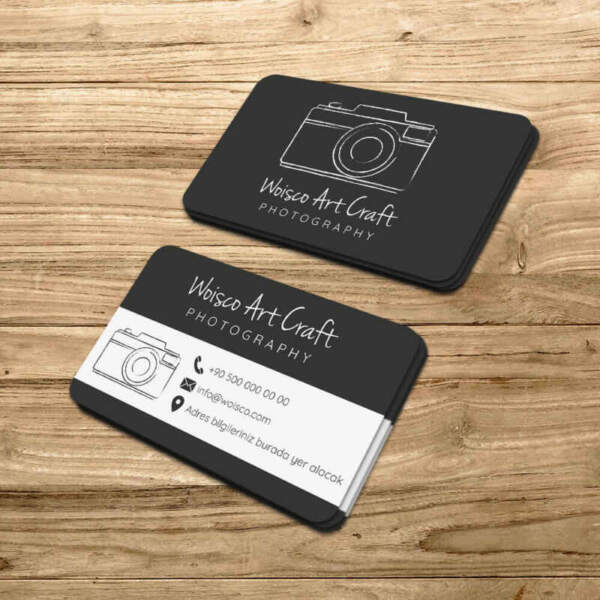 Fotografçı Kartvizit Baskı (Md:PH006) 1000 Adet Kartvizit Bastırma