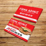 Pideci Kartvizit Baskırma (Md:PN0072)