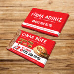 Dönerci Kartvizit Baskı (Md:PN0075)