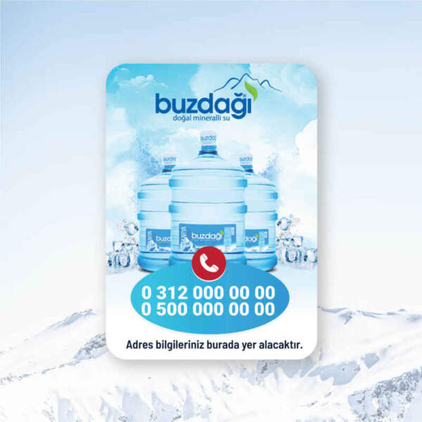 Buzdağı Sucu Magnet (Su Bayii) - Md:S024