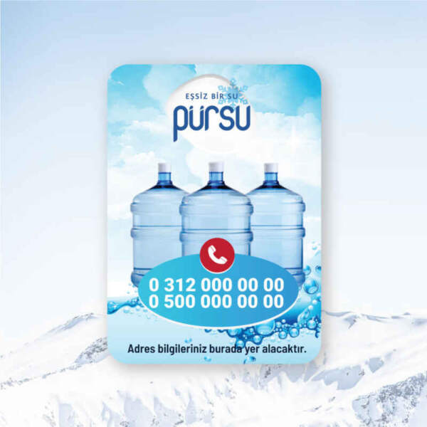 Pürsu Sucu Magnet (Su Bayii) - Md:S027